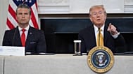 Peter Hegseth y Donald Trump