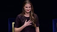 La princesa Leonor durante la entrega de los Premios Princesa de Asturias 2025, 24 de octubre de 2025