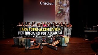 Homenagem às vítimas do DANA no Teatro Olympia de Valência, 25 de outubro de 2025