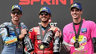 Trio espanhol no pódio de MotoGP Malásia, 25 de outubro de 2025