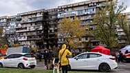 Lakótelepet ért dróntámadás Kijevben