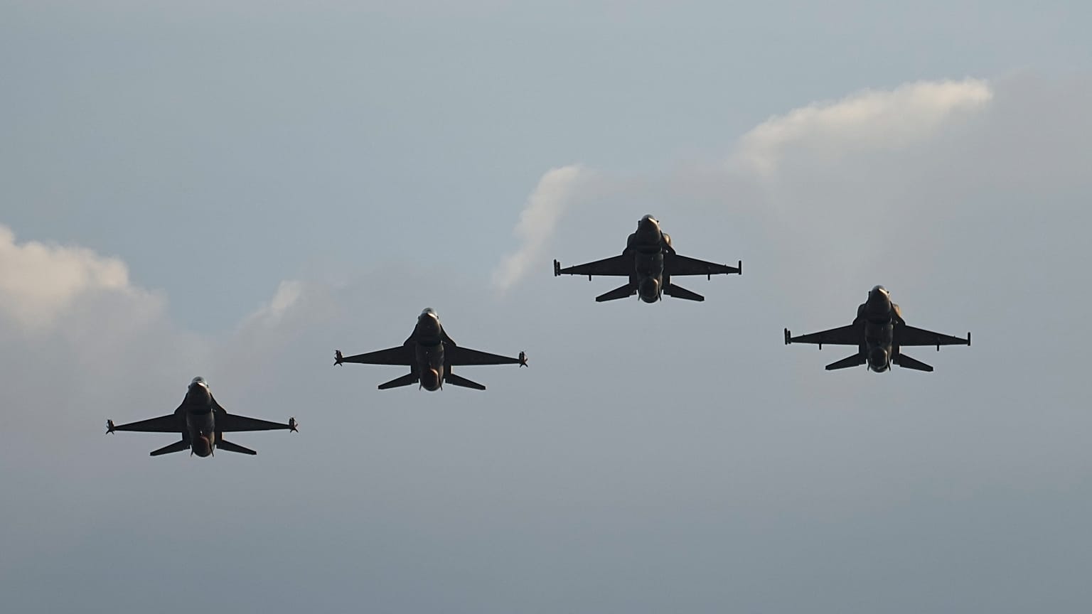 مقاتلات من طراز F-16 تابعة لسلاح الجو الإسرائيلي، جنوب إسرائيل، الأربعاء 28 كانون الأول/ديسمبر 2022.