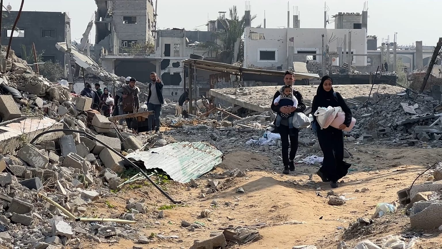 غزة بعد وقف إطلاق النار
