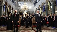 Κωνσταντίνος Τασούλας και Νίκος Χριστοδουλίδης στη Δοξολογία στο ναό του Αγίου Δημητρίου, για την εορτή του Πολιούχου της Θεσσαλονίκης