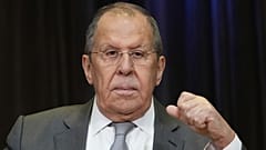 Der russische Außenminister Sergej Lawrow bei einer Veranstaltung in Moskau