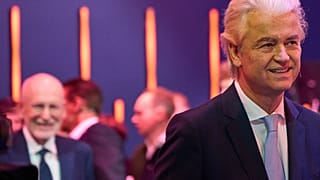 PVV lideri Geert Wilders, televizyonda yayınlanan bir tartışmada. 
