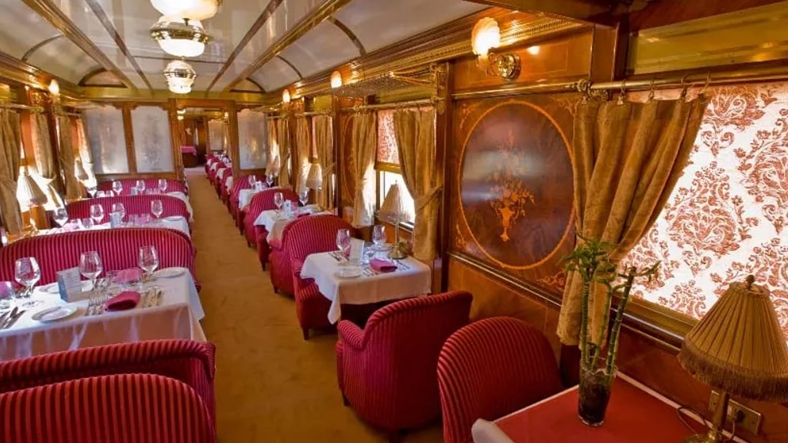 A restaurant on the Al Andalus train set to launch in spring 2026