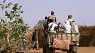صورة لدورية تابعة لحركة تحرير السودان قرب الفاشر