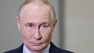 Russian President Vladimir Putin speaks with journalists on the sidelines of the Russian Geographical Society congress at the State Kremlin Palace in Moscow. 23 Oct 2025.