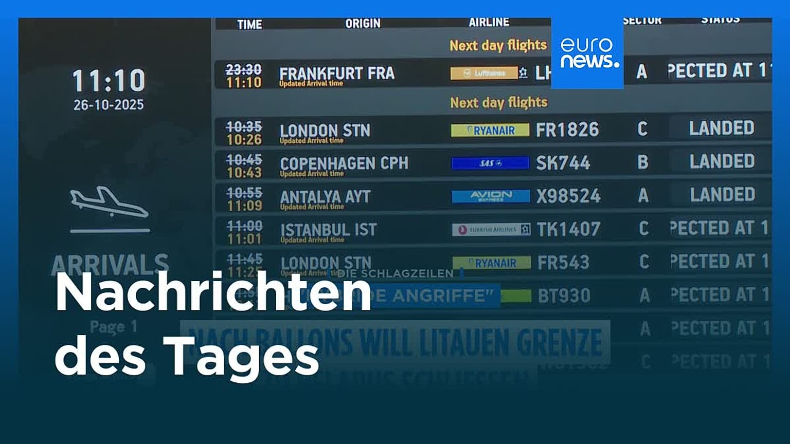 Nachrichten des Tages | 28. Oktober 2025 - Mittagsausgabe
