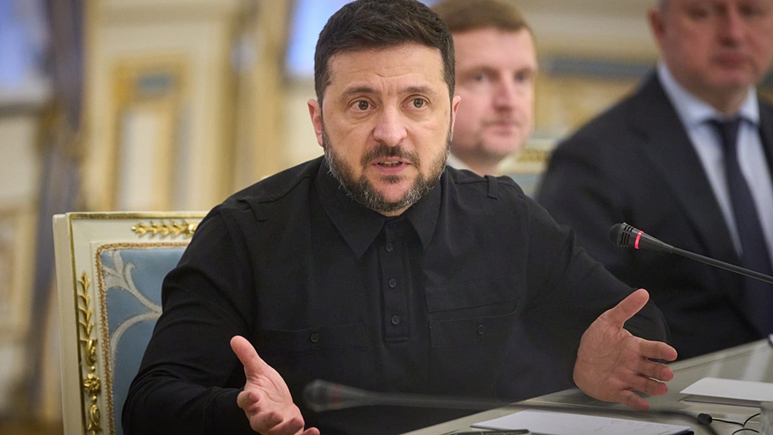 Ukrayna Cumhurbaşkanı Volodimir Zelenskiy, Kiev'de Hollanda Dışişleri Bakanı David van Weel ile birlikte, 28 Ekim 2025