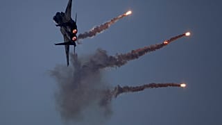 مقاتلة تابعة لسلاح الجو الإسرائيلي، جنوبي إسرائيل، الخميس 27 كانون الأول/ديسمبر 2012. 