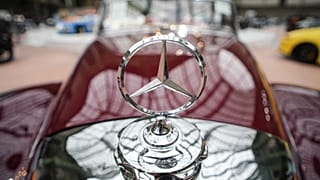 FILE. An Oldsmobile 1953 Mercedes Benz 300 S Roadster goes on auction by Bohams Cars. Paris. 4 Feb. 2025.