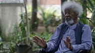 Nobel Laureate Wole Soyinka during an interview at Freedom Park in Lagos, Nigeria, 28 October 2021