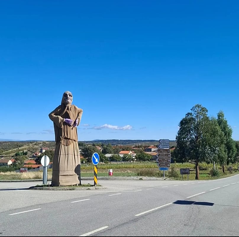 Decoração de Halloween em Vilar de Perdizes