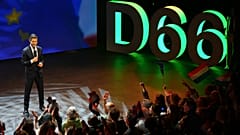 Rob Jetten, a D66 párt vezetője a választás éjszakáján