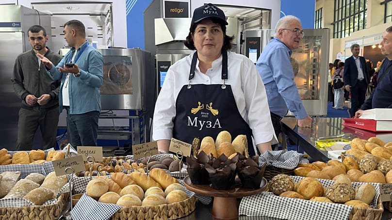Uzbek bakeries showcasing their traditional pastries and sweets