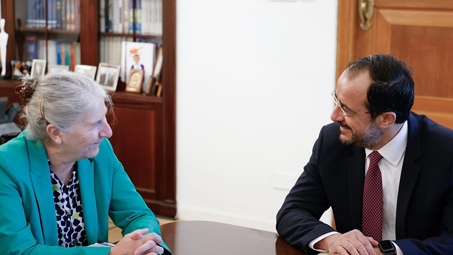 Η συνάντηση στο Προεδρι��ό Μέγαρο