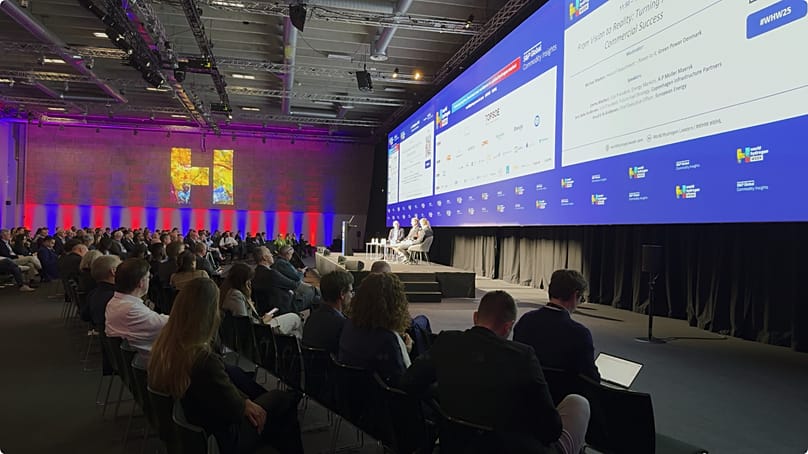 Bei der Welt-Wasserstoff-Woche in Kopenhagen trafen sich die Top-Manager der Wasserstoffbranche.