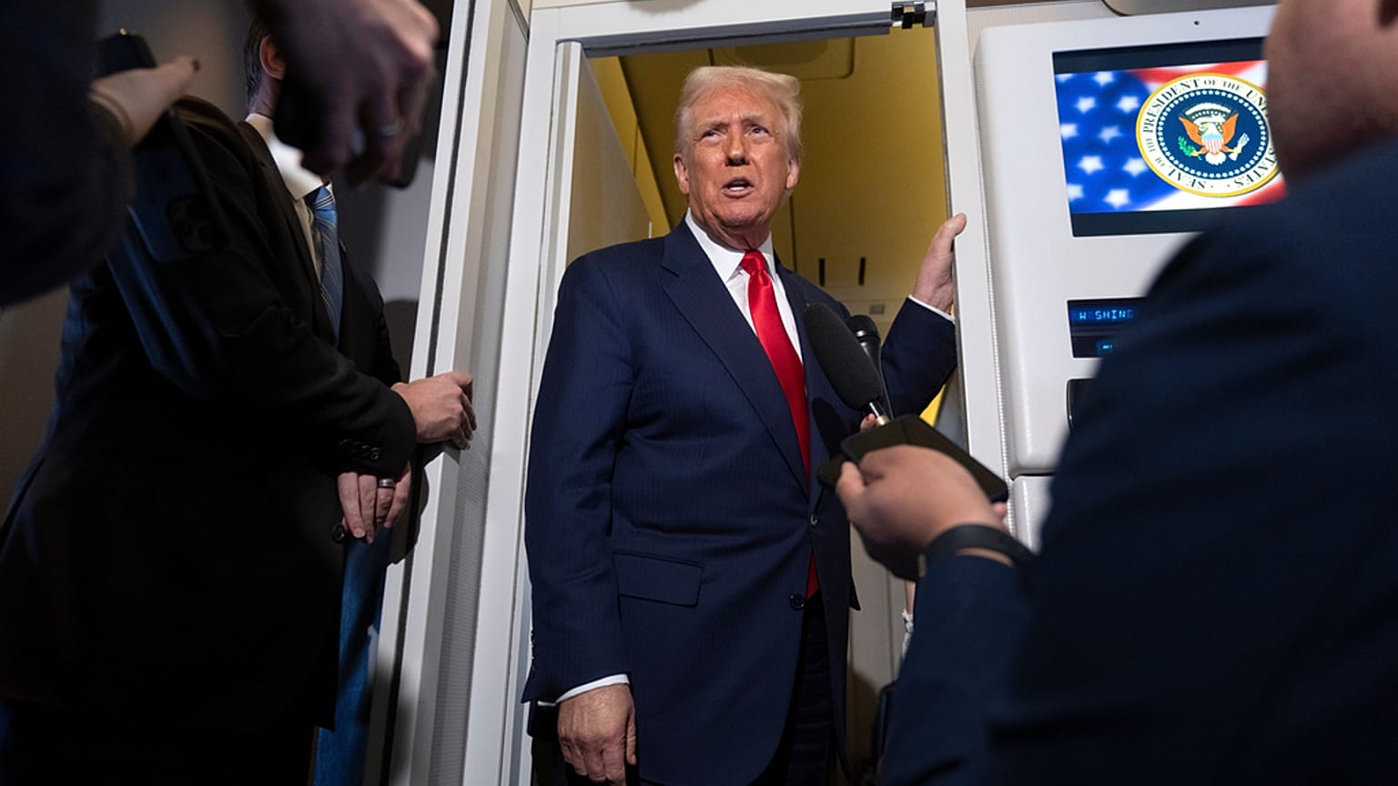 الرئيس الأمريكي دونالد ترامب في ماريلاند، يوم الخميس، 30 أكتوبر 2025