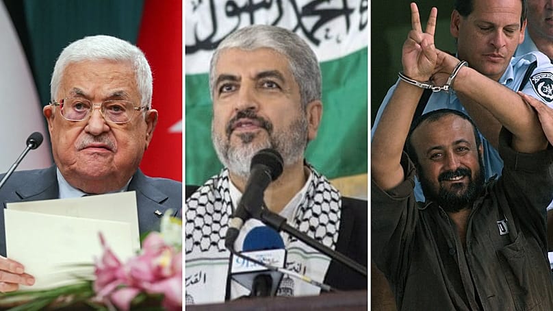 Mahmúd Abbász, Khaled Masha'al és Marwan Barghouti