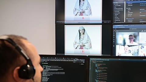 An Albanian expert works at the National Agency for Information Society as an artificial intelligence "minister" Diella, whose name means "Sun" in Albanian.