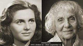 A fiatal és az idős Fahidi Éva