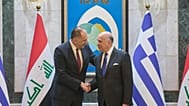 O υπουργός Εξωτερικών Γιώργος Γεραπετρίτης συναντά τον αντιπρόεδρο της κυβέρνησης και υπουργό Εξωτερικών του Ιράκ Φαούντ Χουσείν
