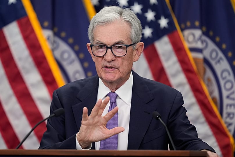 Le président de la Réserve fédérale, Jerome Powell, s'exprime lors d'une conférence de presse, le mercredi 29 octobre 2025, au siège de la Réserve fédérale à Washington