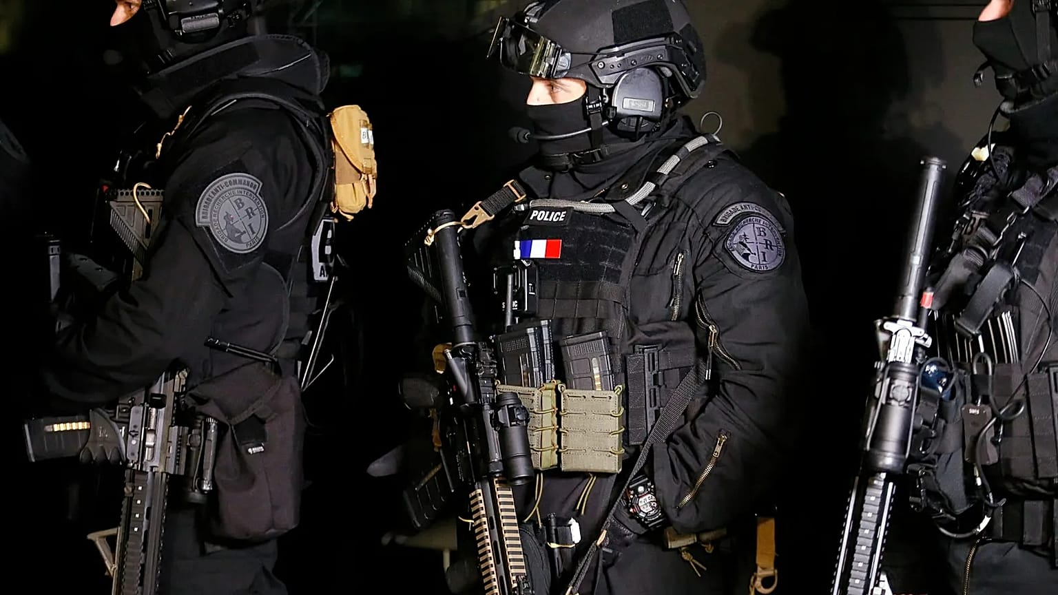 Les membres des Brigades de recherche et d'intervention (BRI), Paris, le 6 décembre 2016.