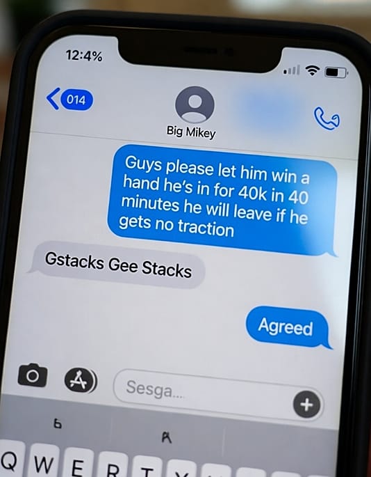 Az üzenetváltás hivatalos leiratának illusztrációja