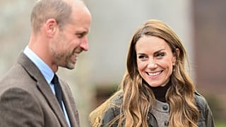  الأمير البريطاني ويليام وكيت، أميرة ويلز، خلال زيارة لمزرعة مالون، الثلاثاء 14 أكتوبر/تشرين الأول 2025.