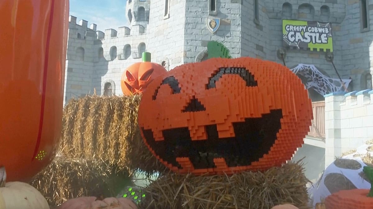 Lego pumpkins bring Halloween magic to Legoland Windsor