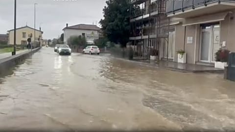 Fortes pluies en Toscane, en Italie