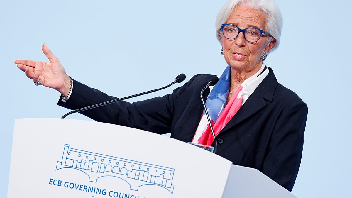 Eurozone inflation slows to 2.1%, yet Lagarde stays cautious