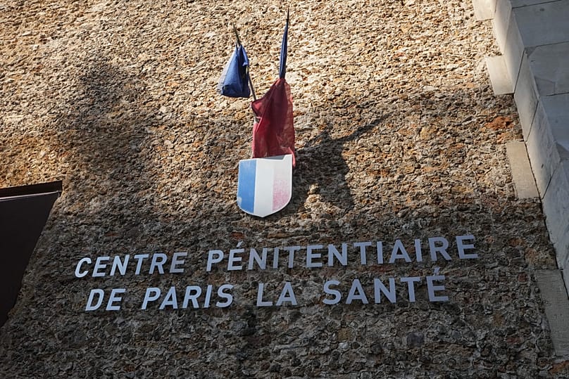 Outside view of La Santé prison in Paris, 29 September, 2025