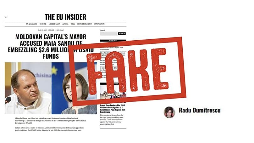 Screenshot of EU Insider