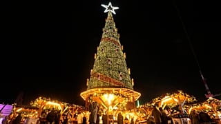 FILE - A Christmas funfair in Herne, Germany, 6 December 2024
