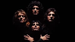 Queen-Mitglieder Brian May, John Deacon, Freddie Mercury, Roger Taylor