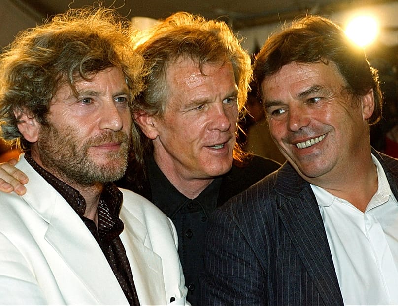 FILE: Actors Tchéky Karyo, Nick Nolte and director Neil Jordan at world premiere of 'The Good Thief' at Toronto Film Festival 6 Sep. 2002 