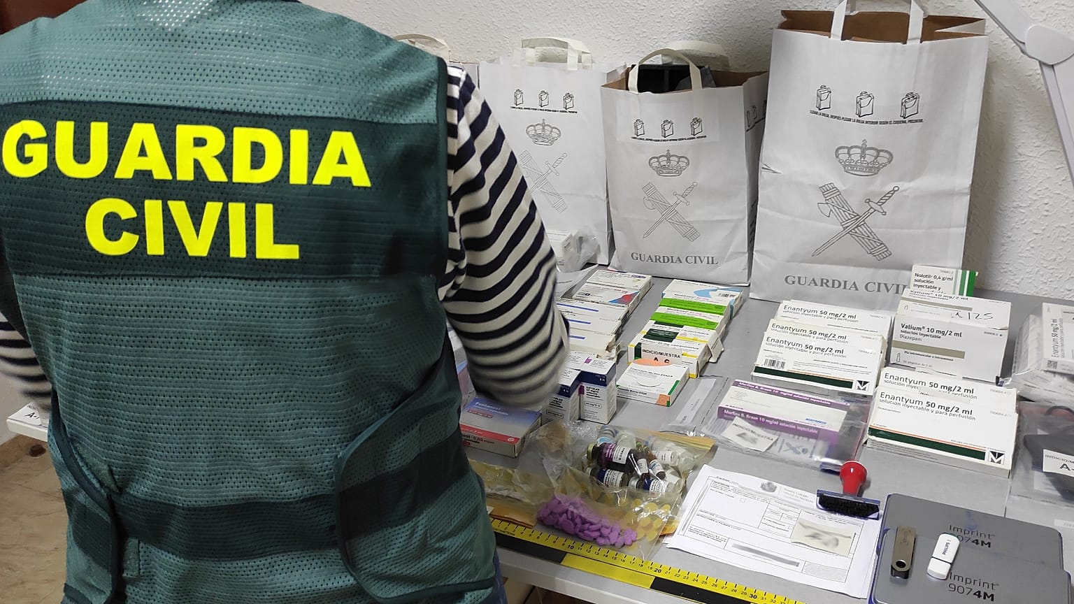La Guardia Civil desarticula una organización criminal en la operación Grecofar, 1 de noviembre de 2025