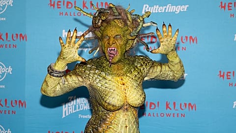 Heidi Klum assiste à la 24e édition de sa fête d’Halloween annuelle, au Hard Rock Hotel New York, vendredi.