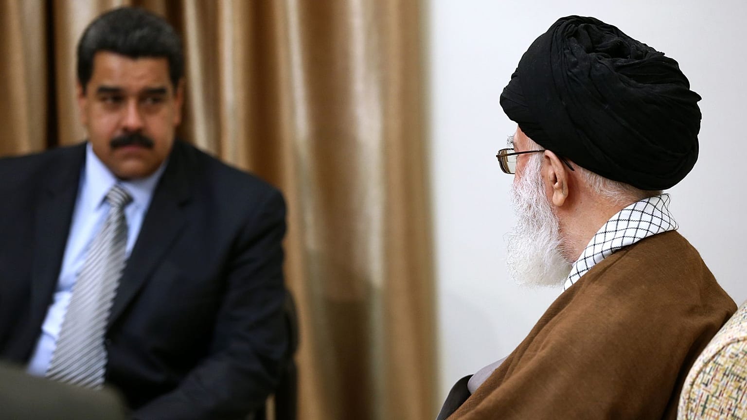 دیدار نیکلاس مادورو با علی خامنه‌ای