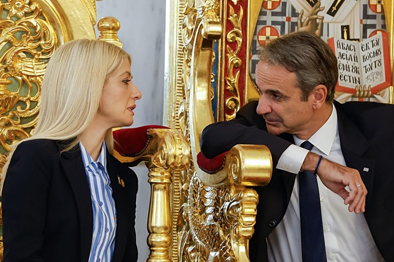 Αννίτα Δημητρίου και Κυριάκος Μητσοτάκης