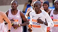 Kipchoge en su último maratón, Nueva York, 2 de noviembre de 2025.