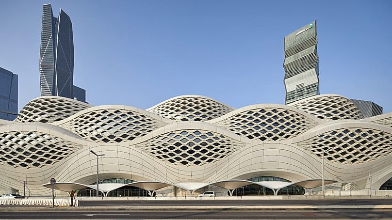 KAFD station, Riyadh, Saudi Arabia 