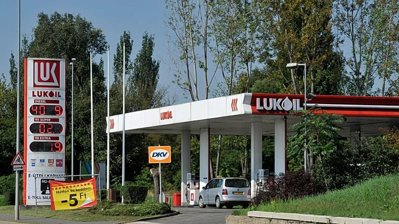 Lukoil benzinkút Budapesten