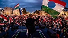 Magyar Péter a Tisza Párt október 23-i rendezvényén