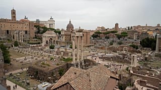 The Roman Forum seen from the Palatine