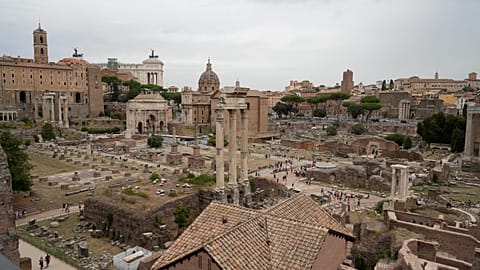 The Roman Forum seen from the Palatine
